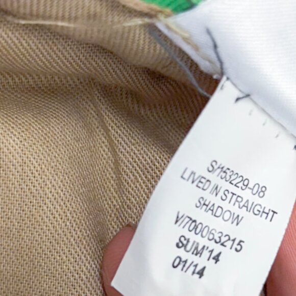 Men's GAP Pants Lived In Straight Shadow Gray Cotton Khaki Semi-Casual Jean - Picture 6 of 11